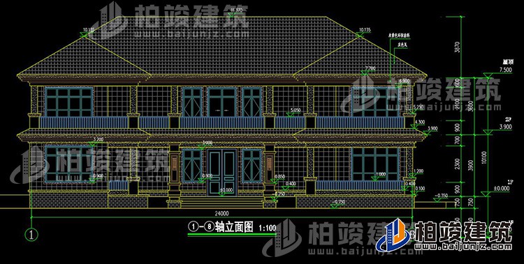 正立面图