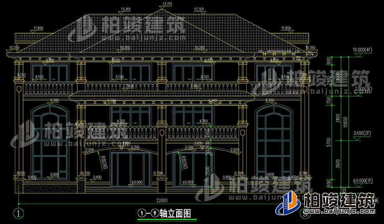 正立面图